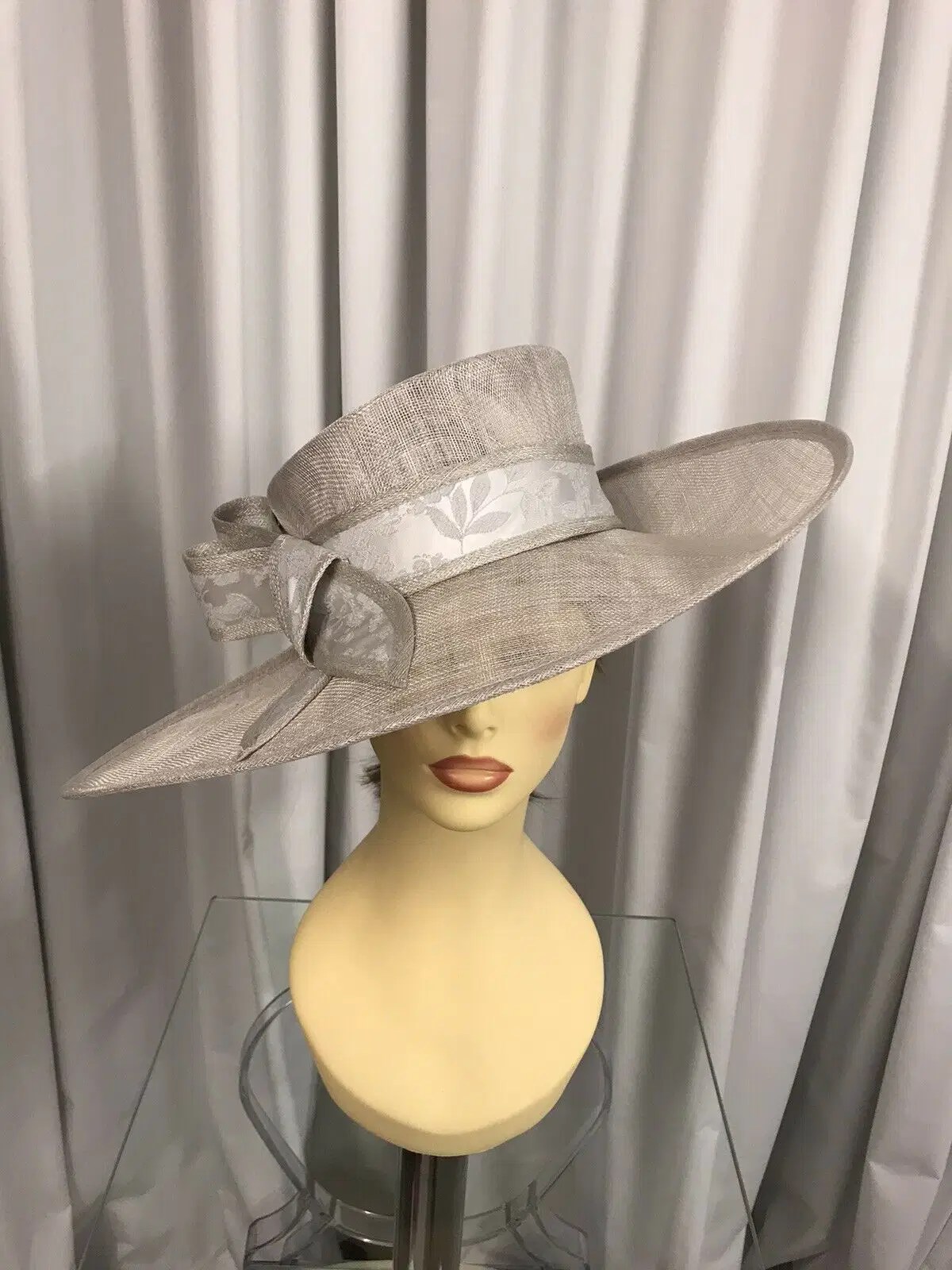 John Charles Hat in Silver Tina Townsend
