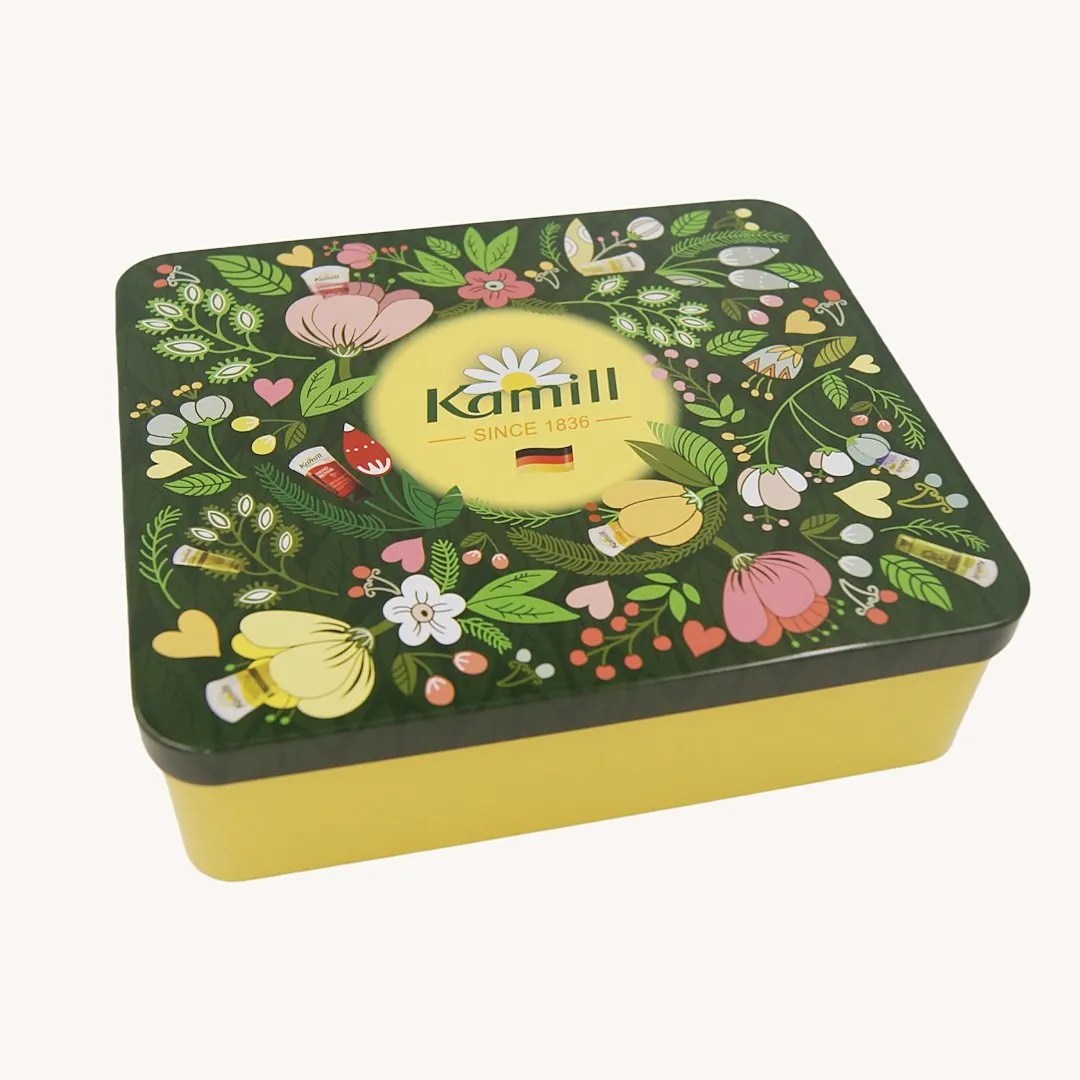 Rectangular Small Metal Storage Containers for Packaging