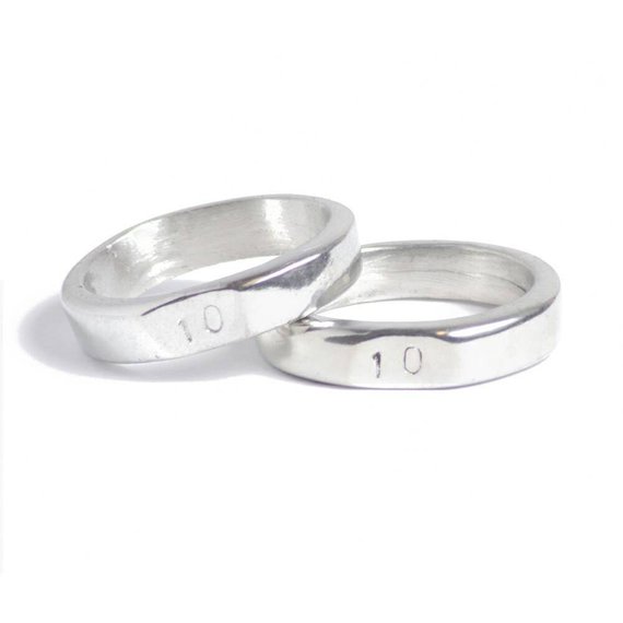 Tin Rings For Tenth Anniversary Tin Gifts
