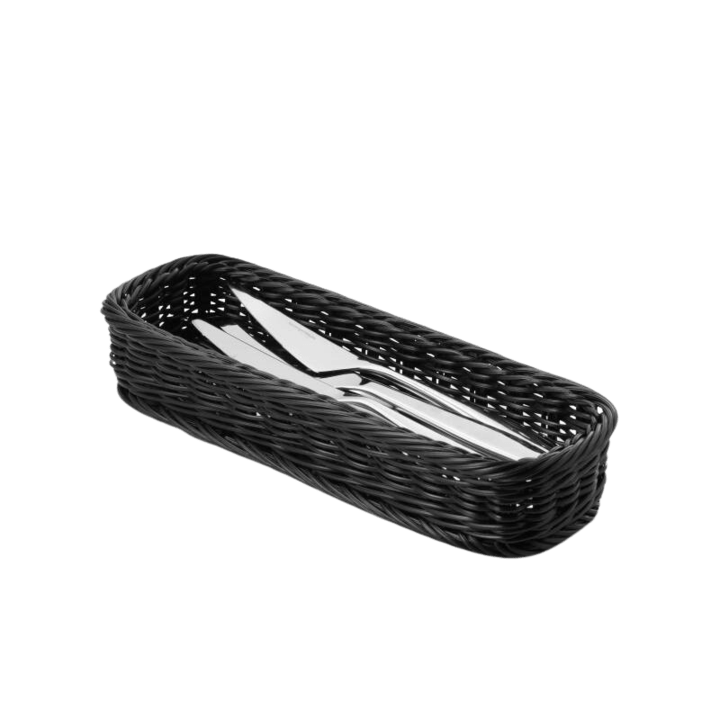 BESTICK SVART 28x11CM