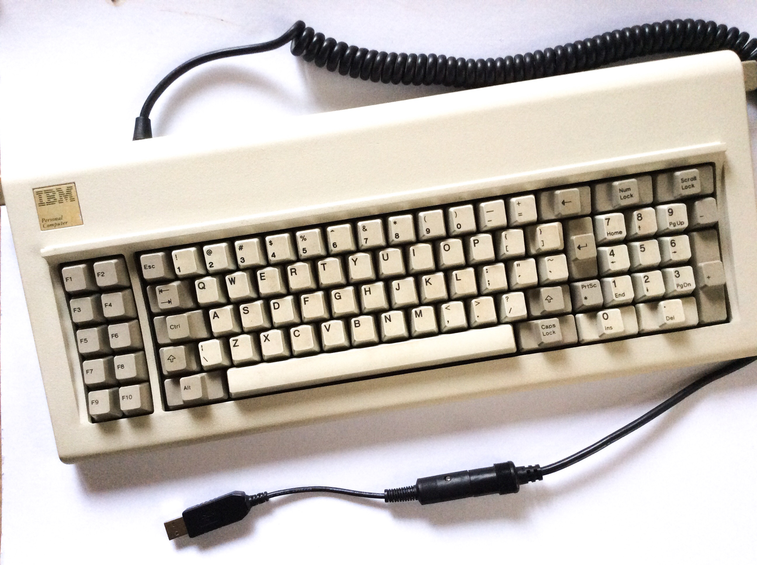 tinkerBOY IBM Model F XT / Model M AT Keyboard (180 Degree, 5pin DIN