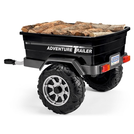 Peg Perego Adventure Trailer Black TinneysToys.com