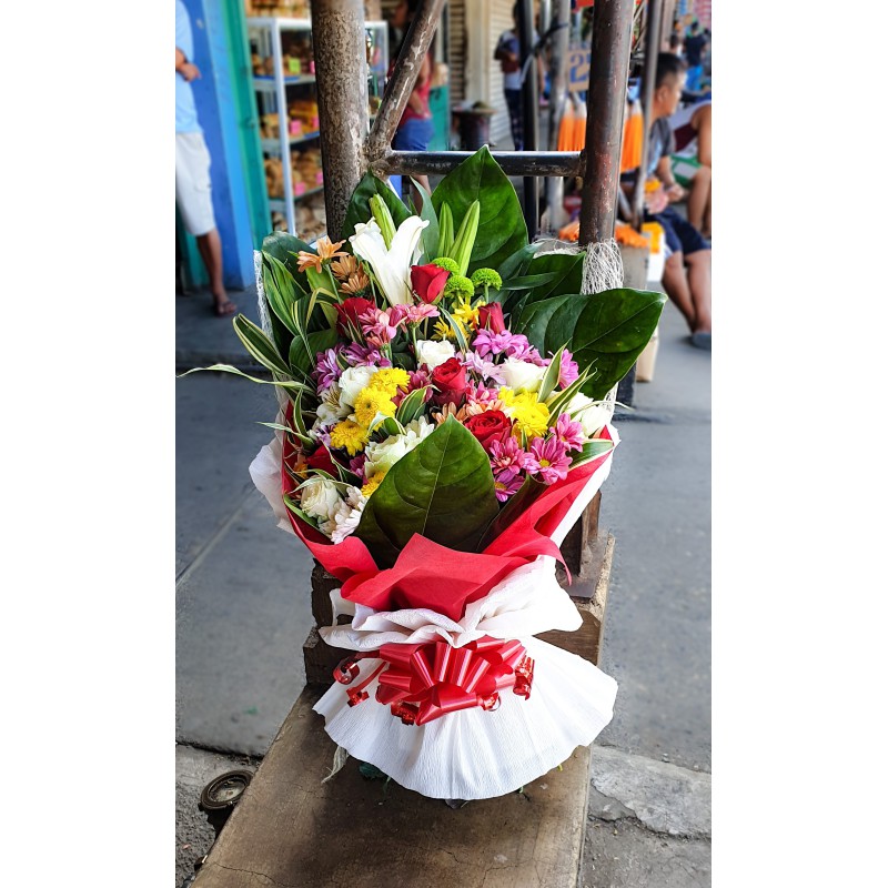 Devotion Bouquet Tin's Flower Shop Pangasinan