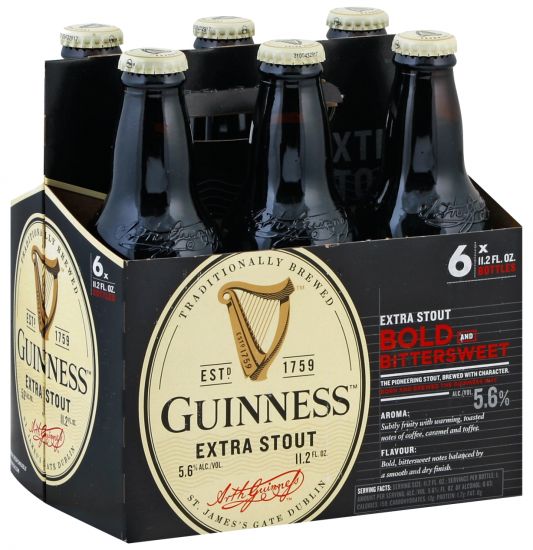Guinness Extra Stout 6PK Tinto Honduras