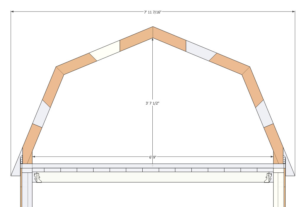 Micro Gambrel Plans Tiny House Design
