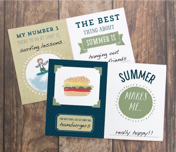 Personalized Summer Camp Book Printable Tinyme Blog
