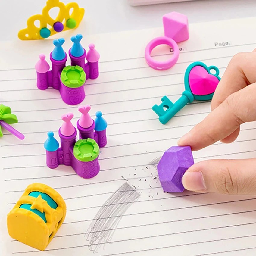 Cute Erasers Princess Eraser Set of 4 Online in India
