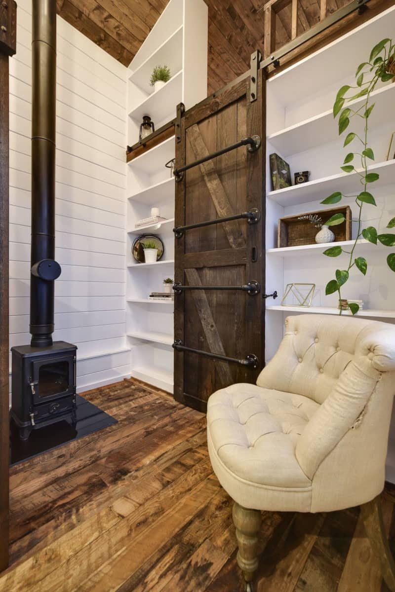 24' Rustic Tiny House with Cozy Lofts