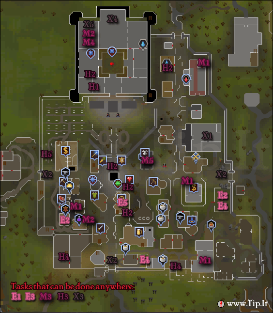 New Varrock Task Map Pages Tip.It RuneScape Help The Original