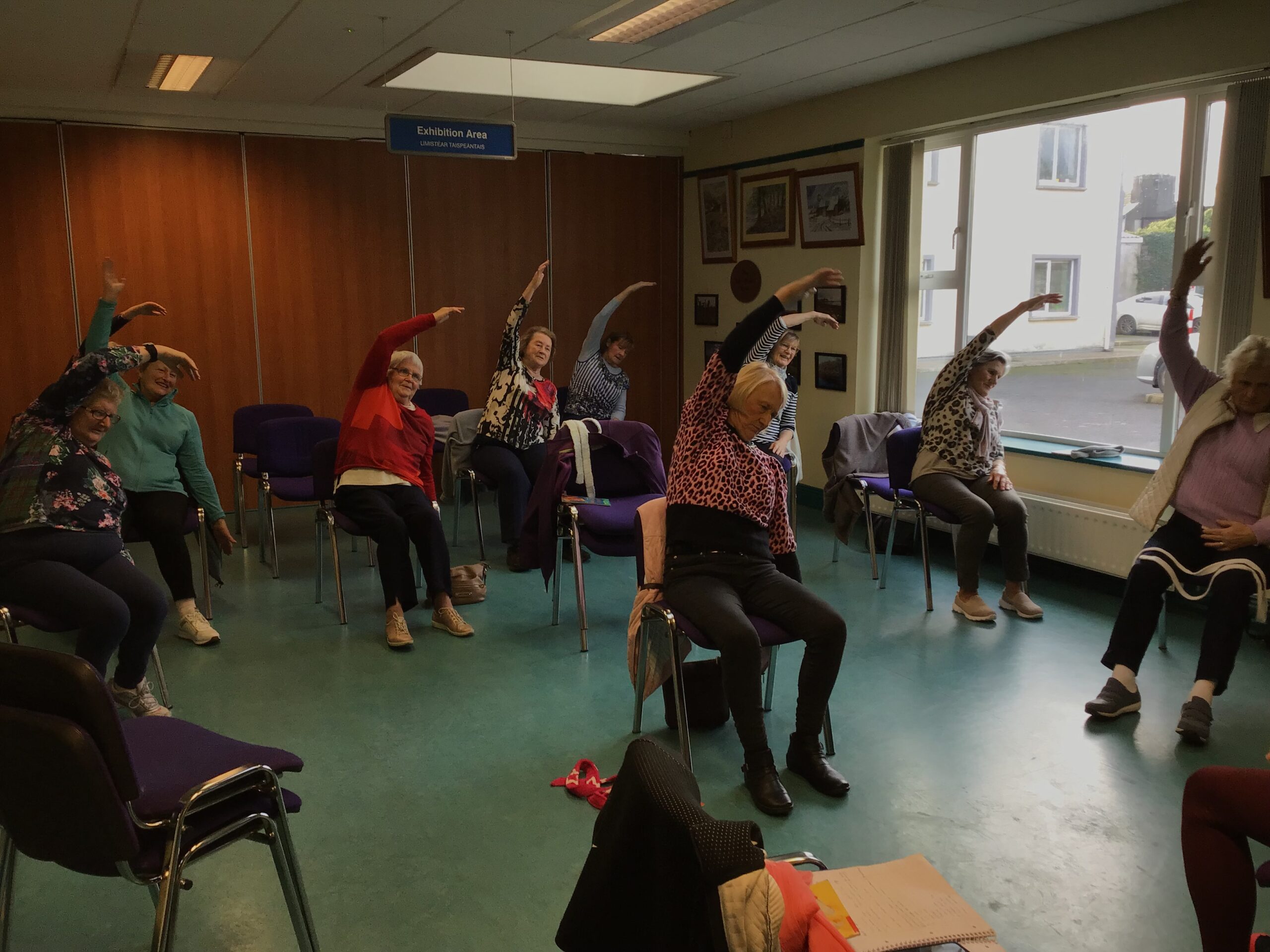 Chair Yoga in Templemore Library!! Tipperary Library Service