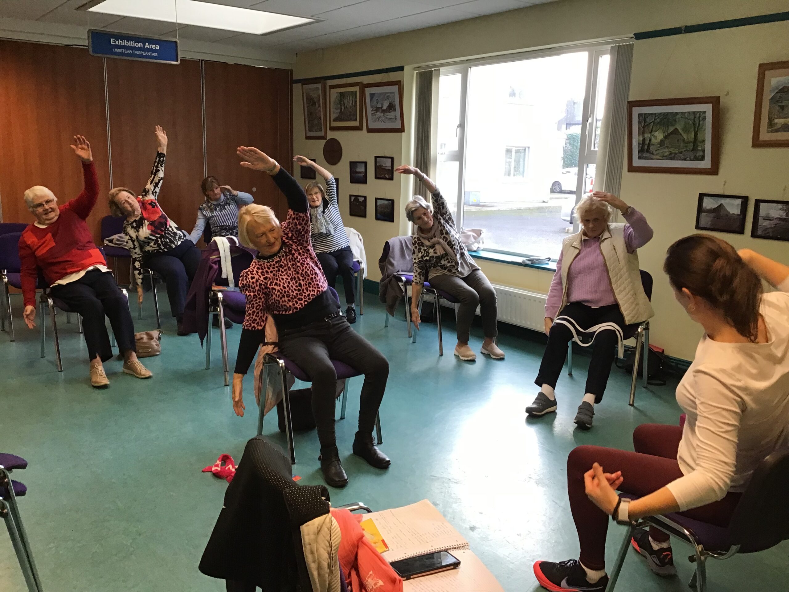 Chair Yoga in Templemore Library!! Tipperary Library Service