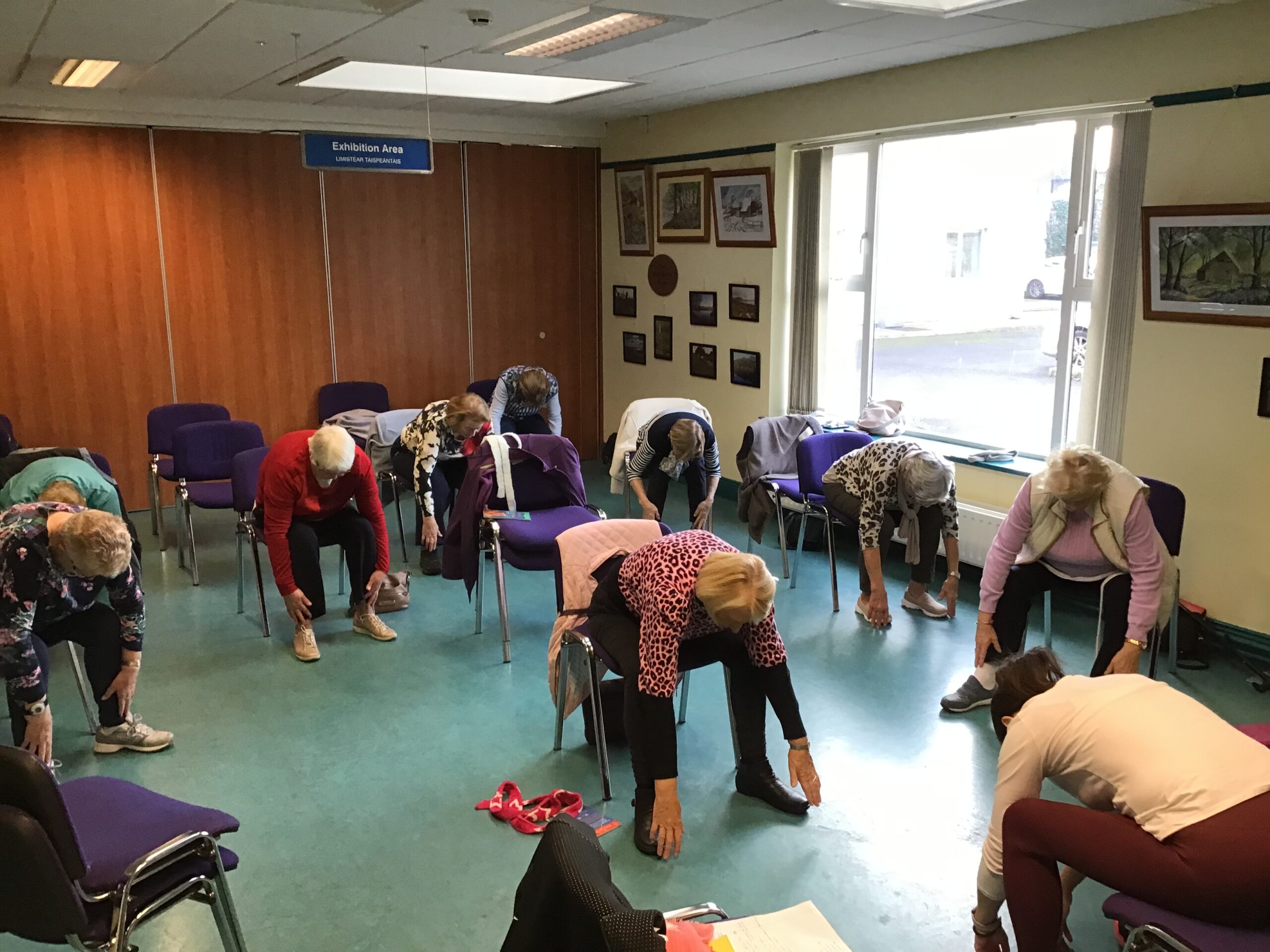 Chair Yoga in Templemore Library!! Tipperary Library Service