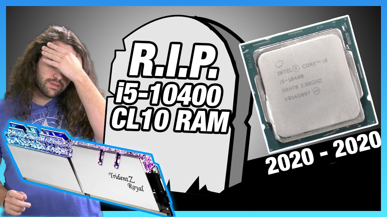 Intel i510400 CL10 RAM Timings Tune vs. AMD R5 3600, i5