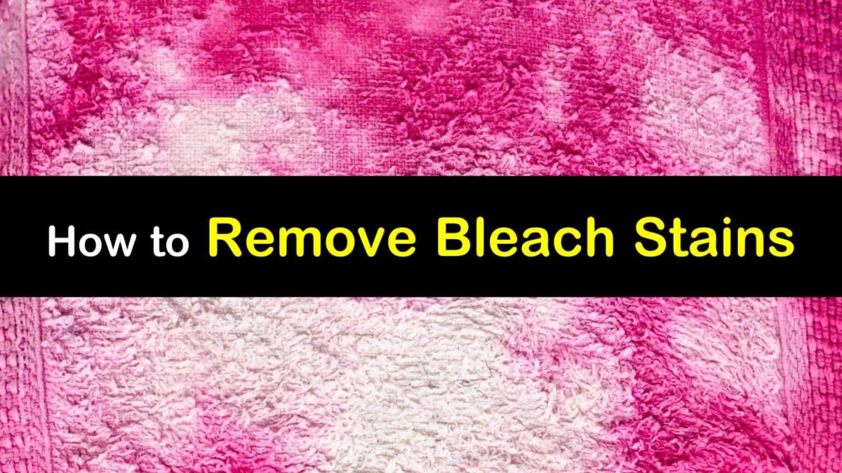 How To Dye Bleach Spots On Clothes