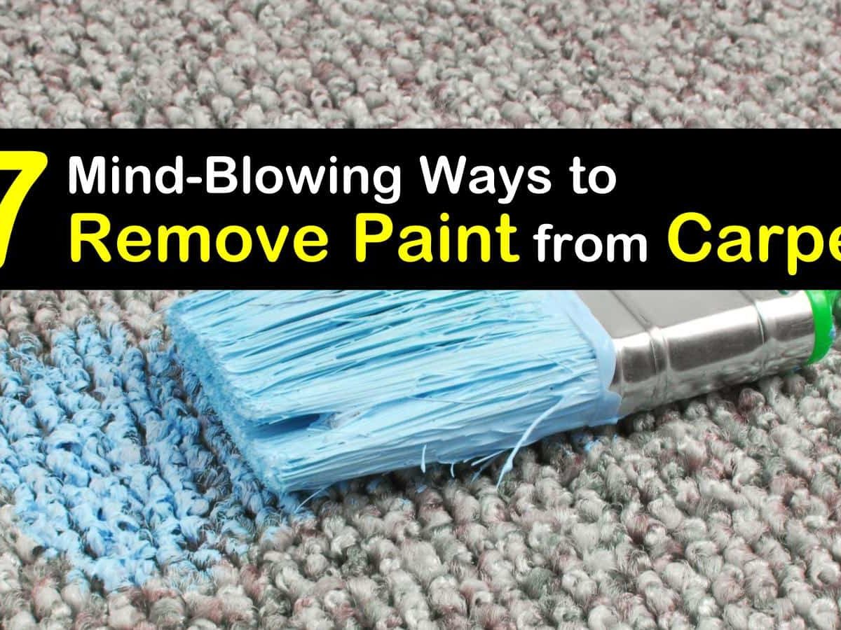 How To Remove Emulsion Paint Stains From Carpet