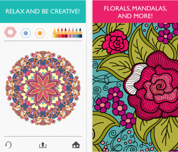 FREE Coloring Mobile Apps For Adults To Fight Stress
