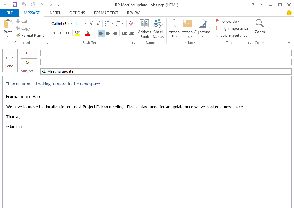 How To Create Canned Responses in MS Outlook 2013