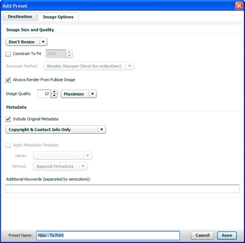 Export multiple JPEG files with the Bridge CS5 Export Panel - TipSquirrel