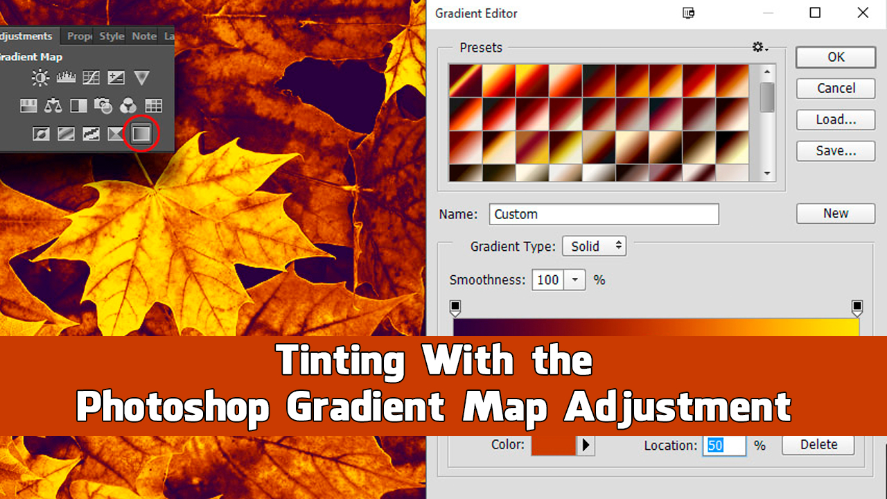 Tinting With the Gradient Map Adjustment