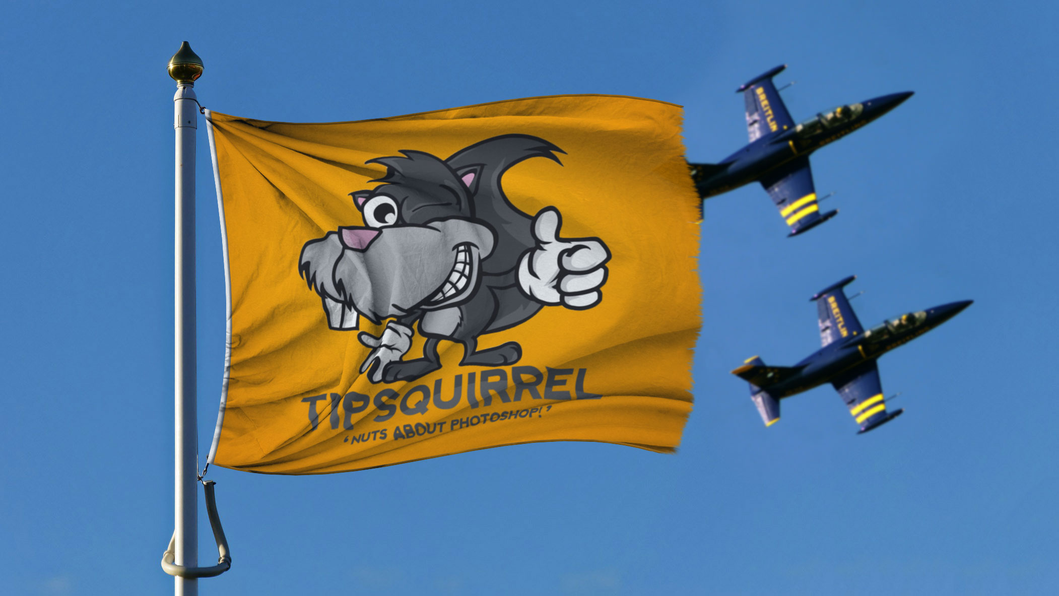 How To Create A Rippling Flag Using The Displace Filter In Adobe