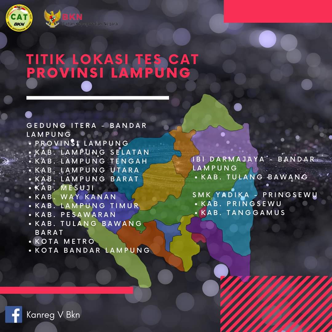 Jadwal dan Lokasi Tes SKD CPNS KAB LAMPUNG SELATAN 2019