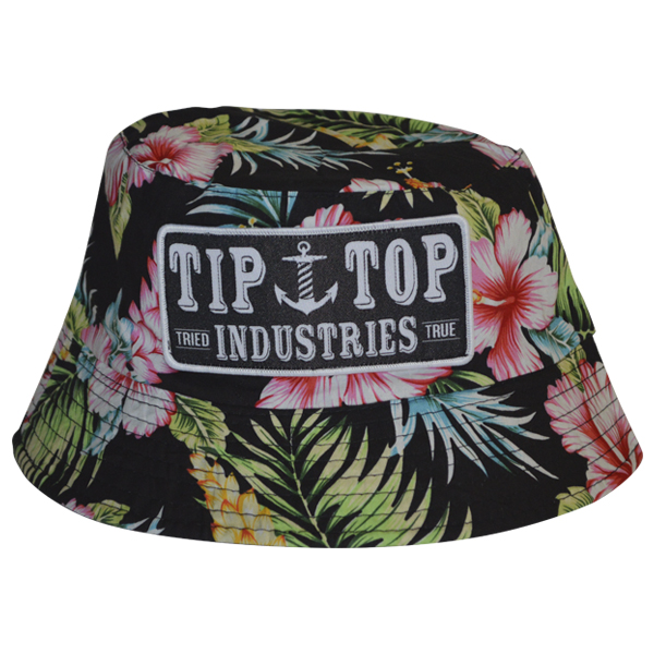 Tip Top Aloha Bucket Hat Black