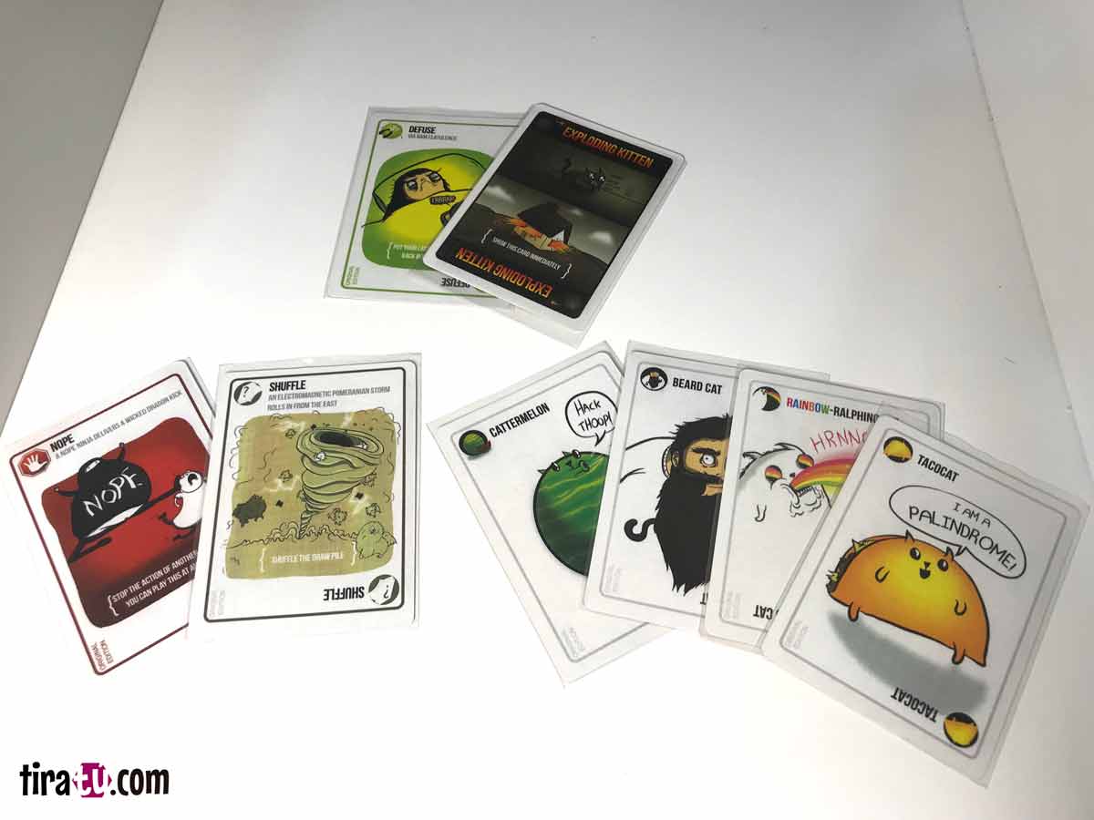 Explodin Kittens Juego de cartas Opiniones y dónde comprar