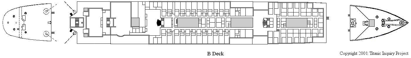 Titanic Inquiry Project Deckplans B Deck