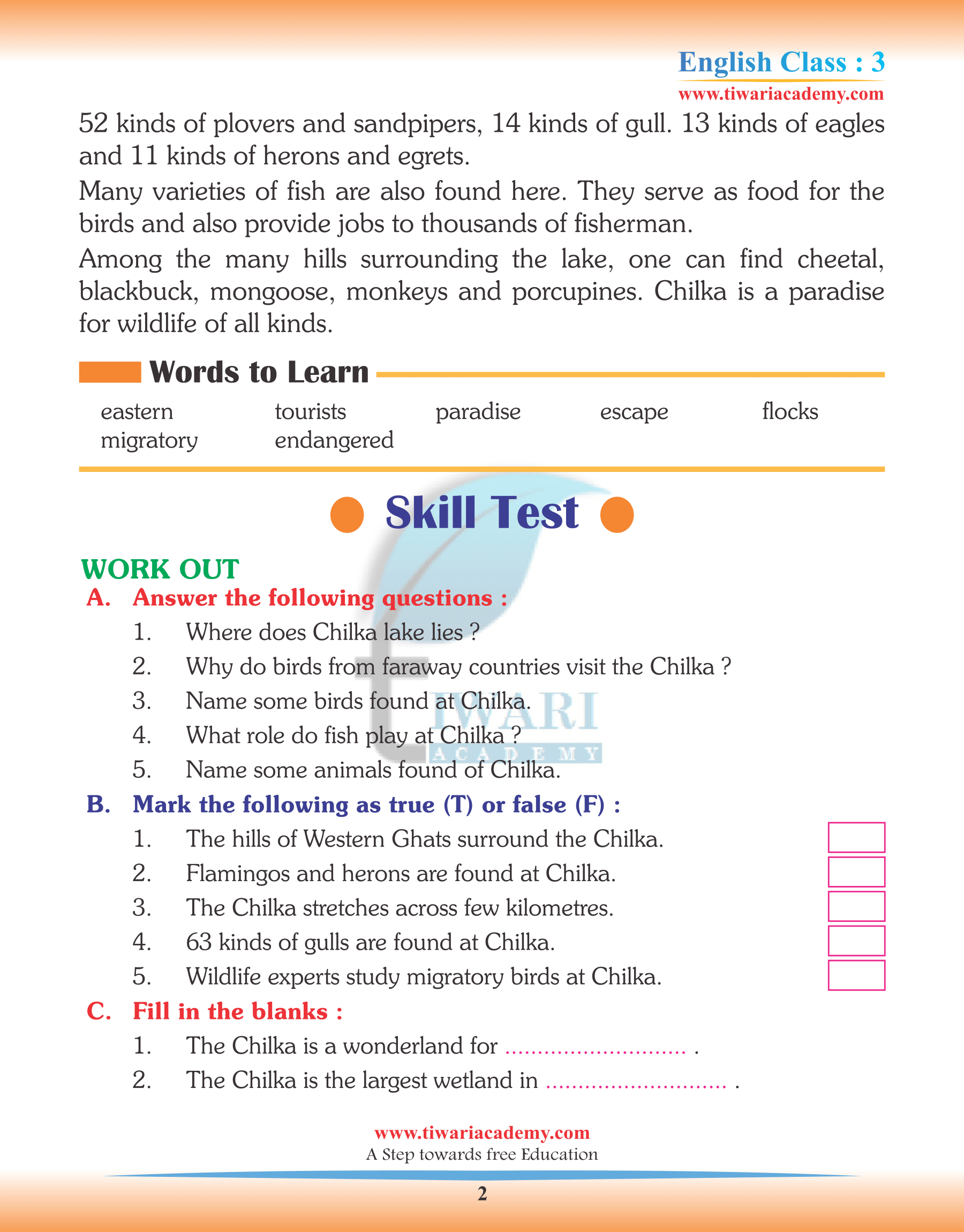 NCERT Solutions for Class 3 English Santoor Chapter 3 Best Friends