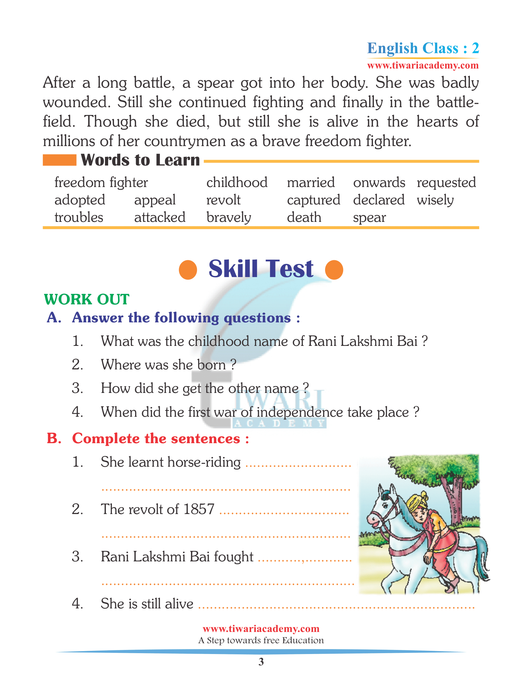 NCERT Solutions for Class 2 English Marigold Unit 1 (For 202425).