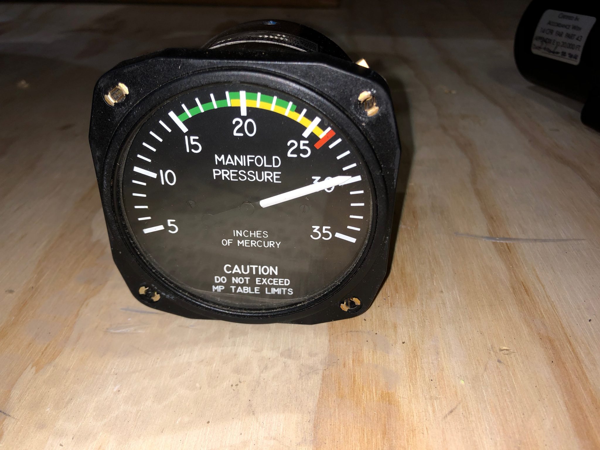 United Instruments Manifold Pressure PN6111 TJ Helicopters