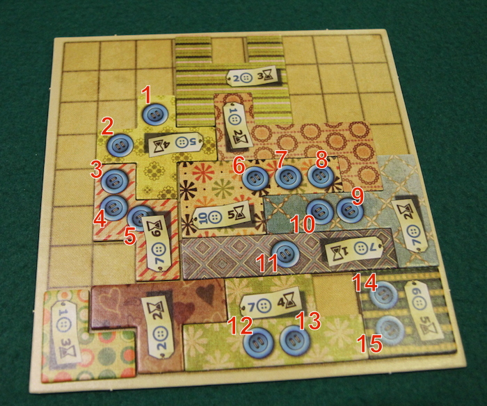 パッチワーク/Patchwork ボードゲームレビュー