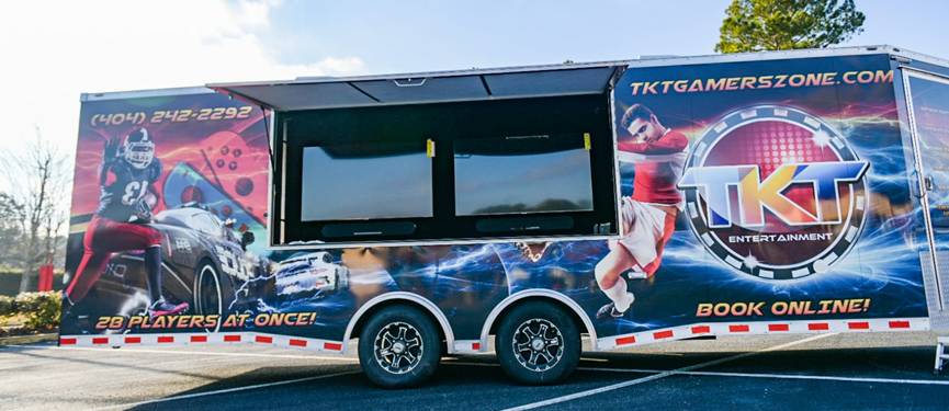 Video game truck birthday parties in metro Atlanta