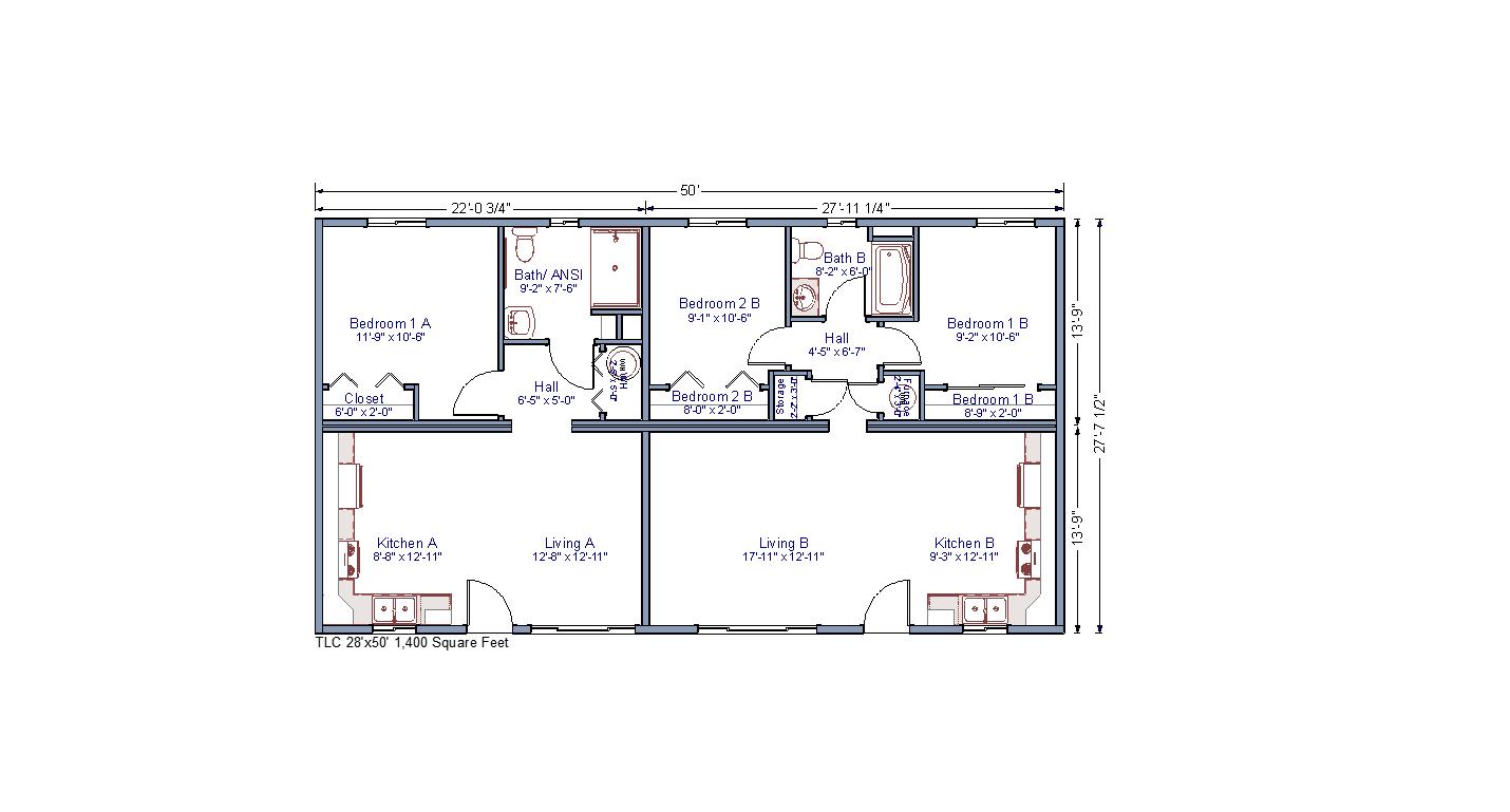 Duplex TLC Modular Homes