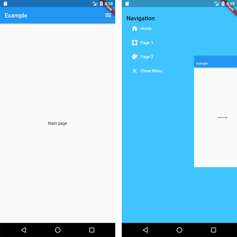 Flutter Stack Menu TL Dev Tech