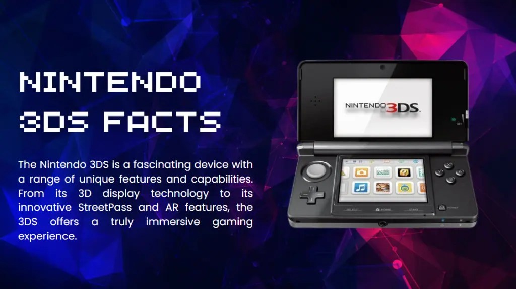 9 Interesting Nintendo 3DS Facts TL Dev Tech