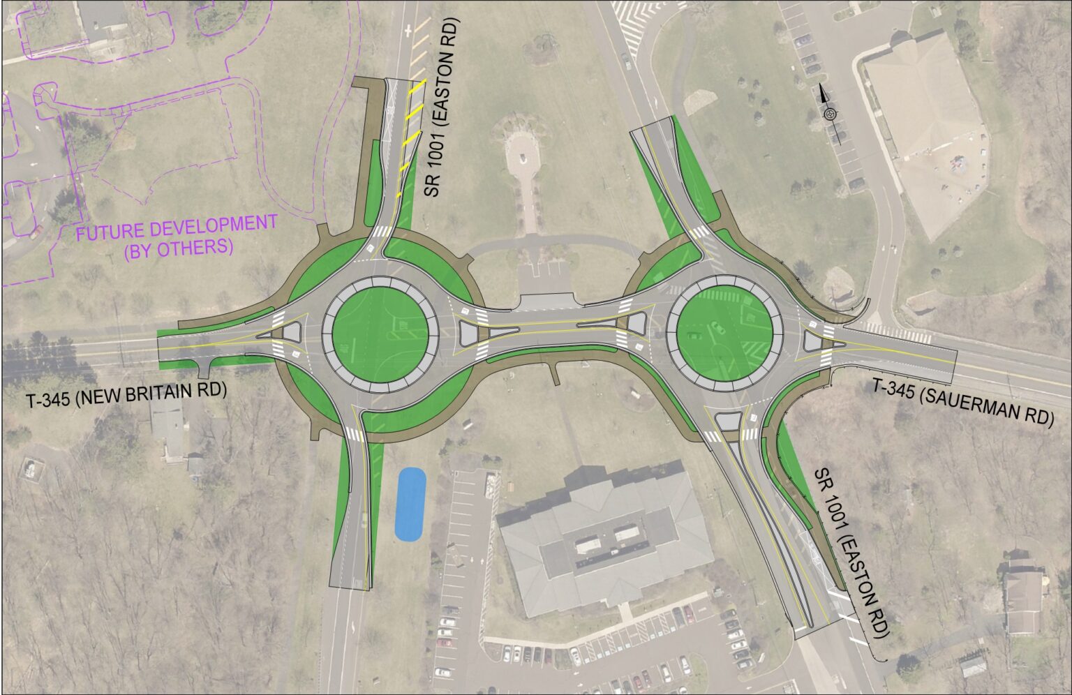PennDOT Easton Road Roundabouts Project To Improve Safety In Doylestown