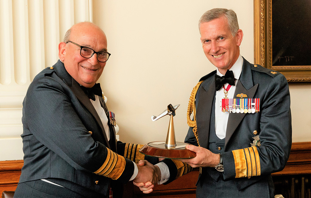 Retiring Chief of the Air Staff RAF TMB Art Metal
