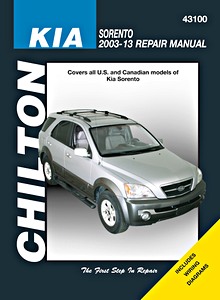 Kia Sorento (2003-2013): werkplaatshandboeken | Vergelijking - TMB Books
