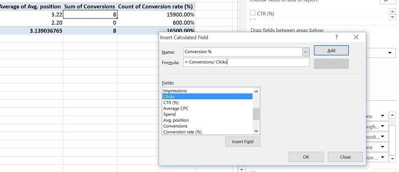 Excel Tutorial How to Insert a Calculated Field Simply