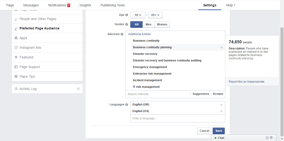 Facebook “Preferred Page Audience” Offers B2B Value TME Marketing