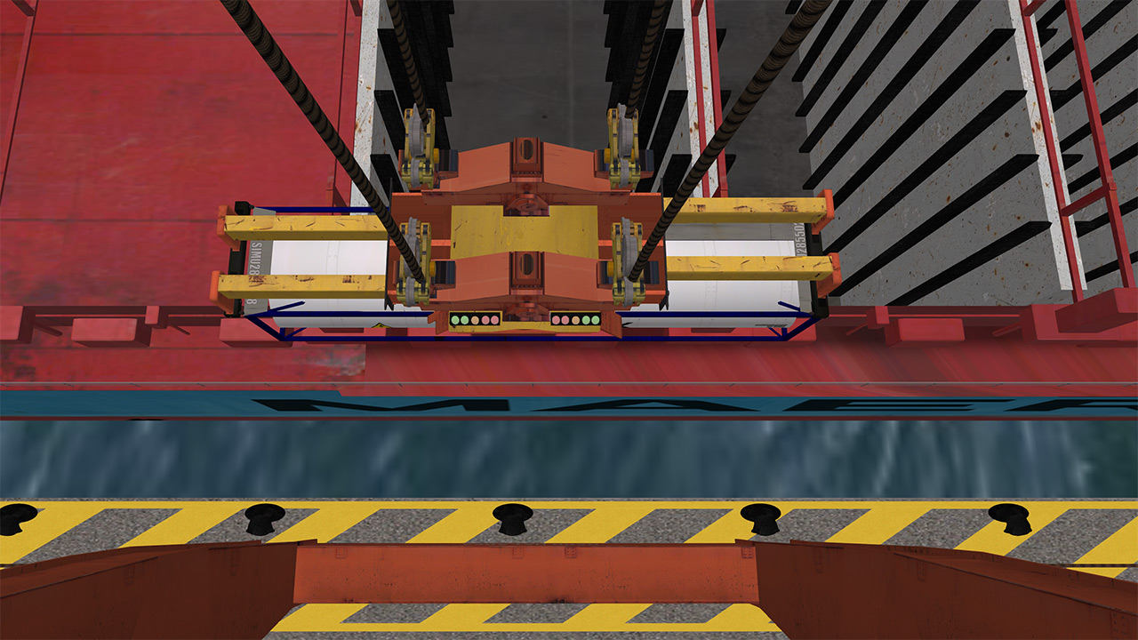 TMI Simulation Solutions ShiptoShore Crane Simulator