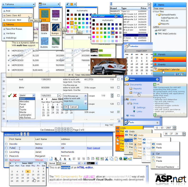 TMS Software VCL, FMX, controls & components for Delphi