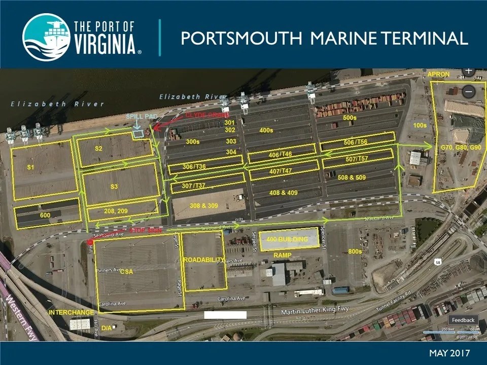 Port of Virginia Port Maps TMTA