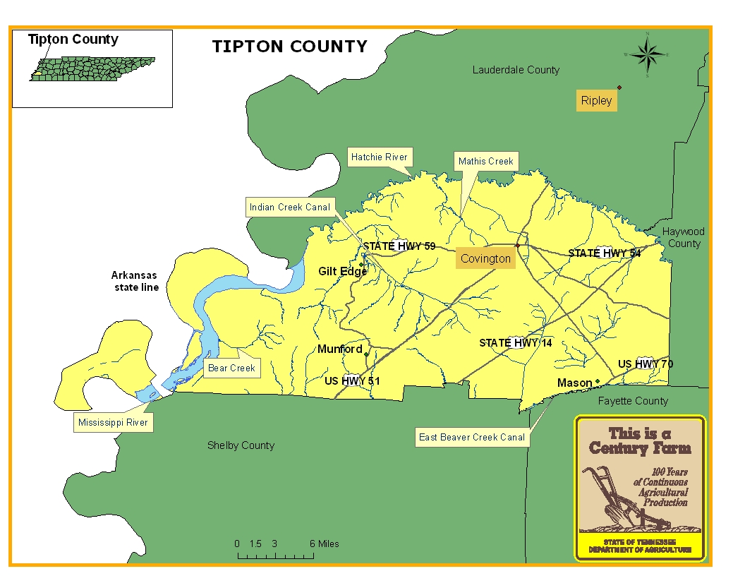 Tipton County Tennessee Century Farms