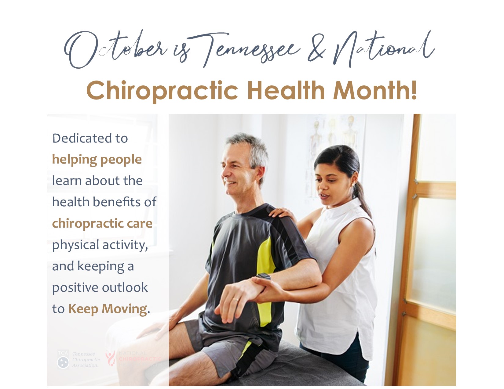 Tennessee Chiropractic Association ‘Keep Moving’ During TN and