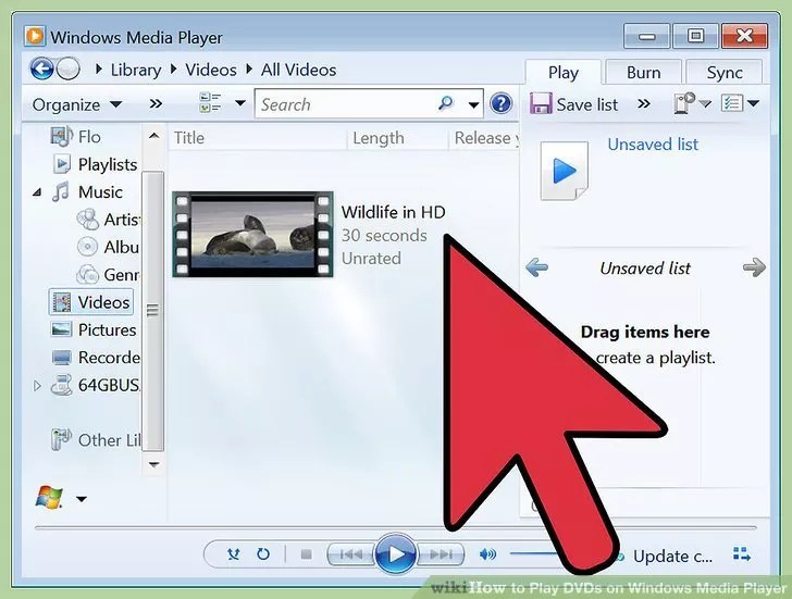 Playing DVDs With Windows Media Player On Different Windows Versions