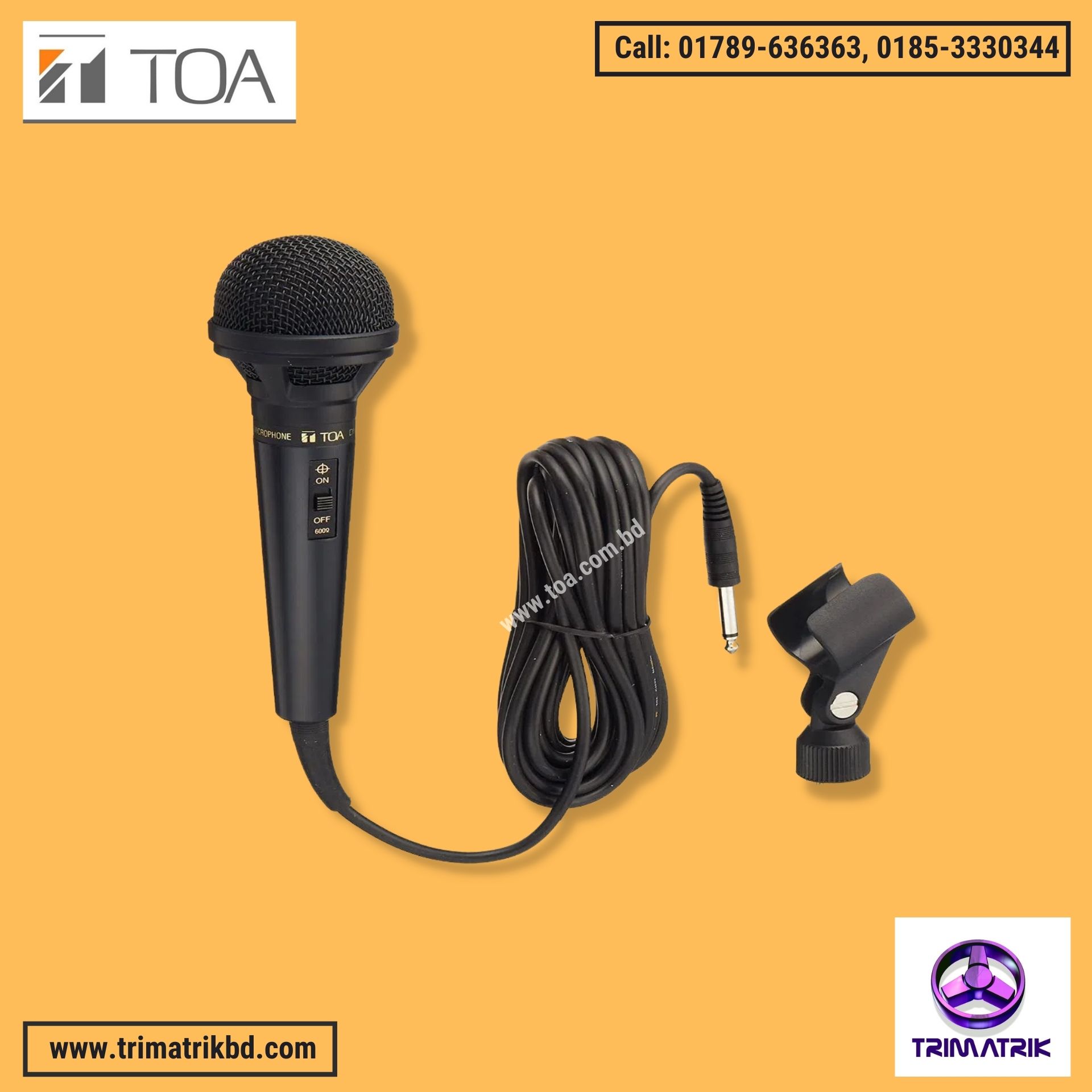 TOA DM1100 Microphone TOA Bangladesh PA System Supplier