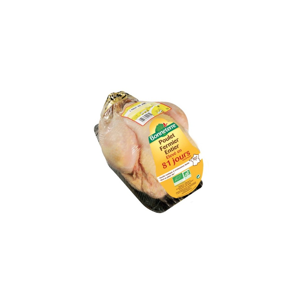 POULET JAUNE FERMIER AUVERGNE +/1.300kg To Be