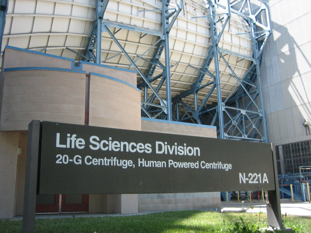 NASA Ames 20g centrifuge & Mission Design Center (tobedetermined!)